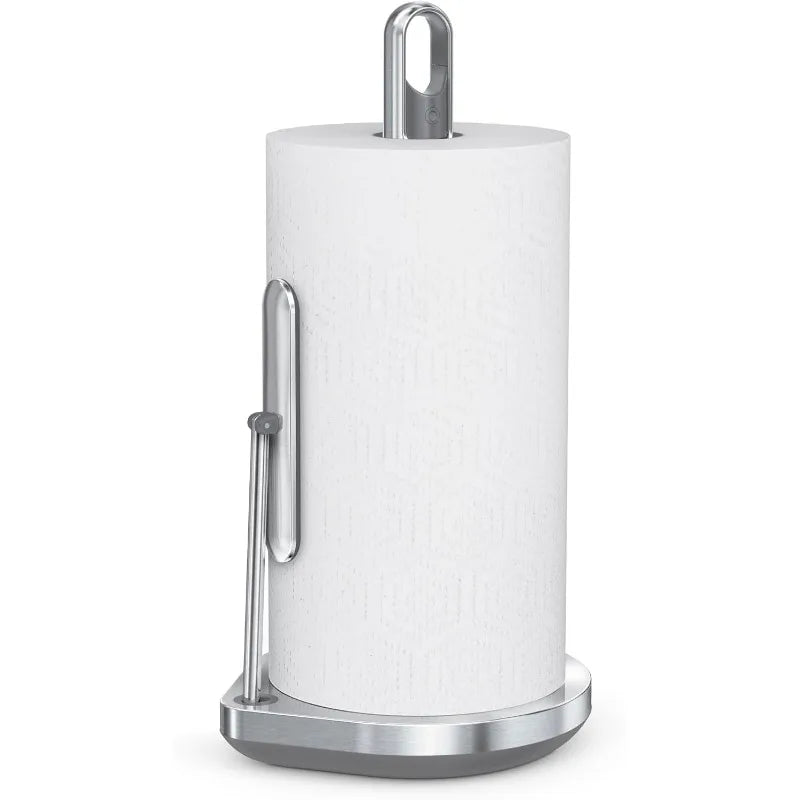 Brushed Stainless Steel Standing Paper Towel Dispenser with Spray Pump