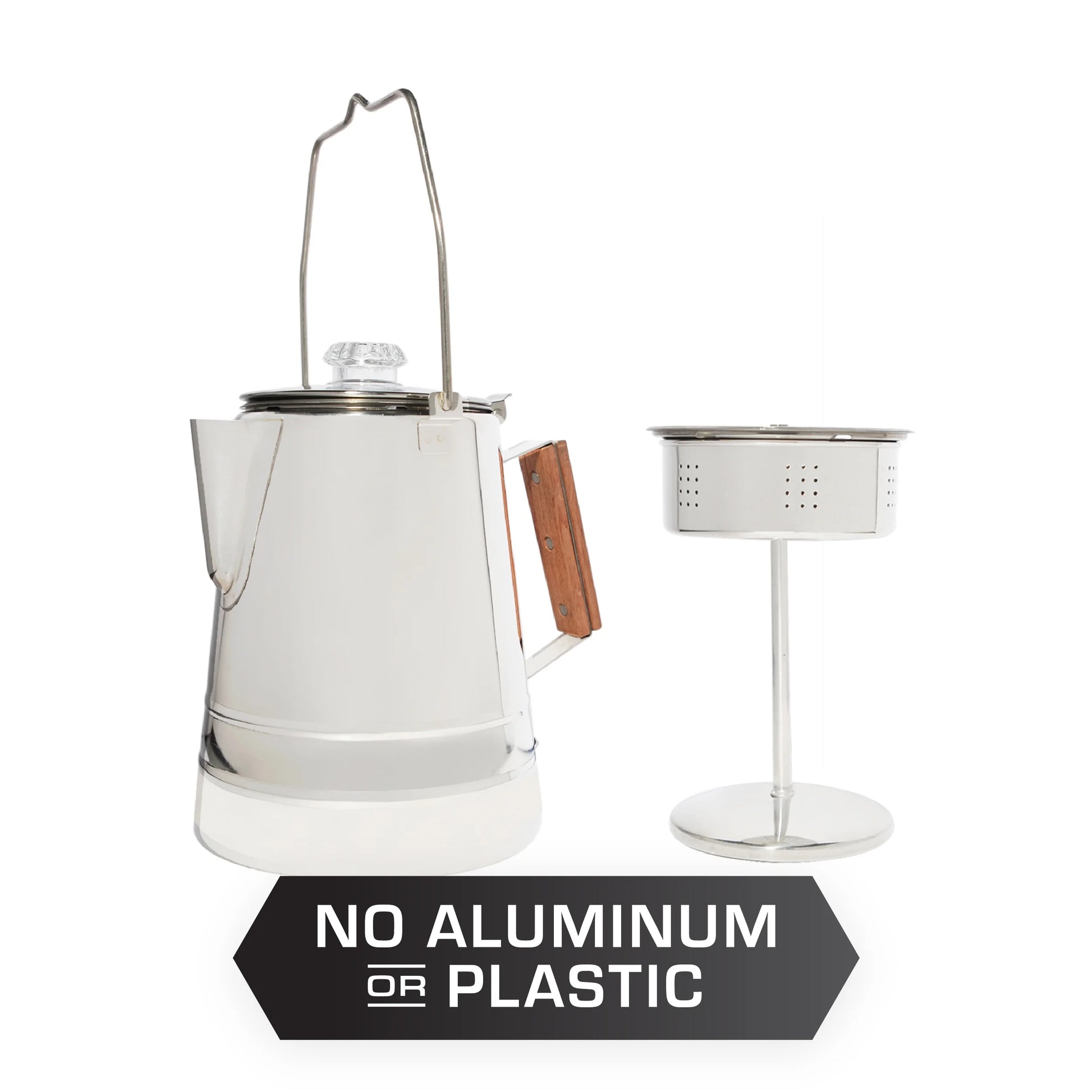 Scoutmaster 24-Cup Stainless Steel Coffee Percolator