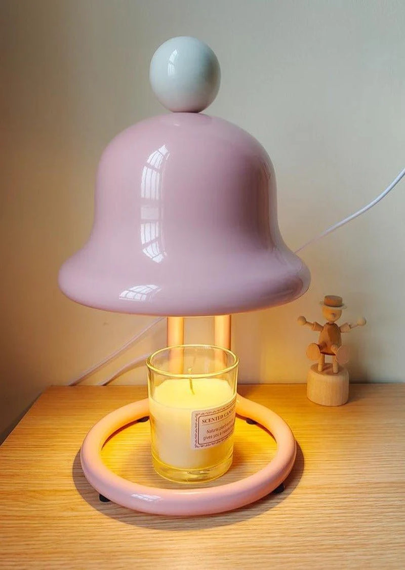 Elegant Bell-Shaped Candle Warmer Lamp for Large Candles