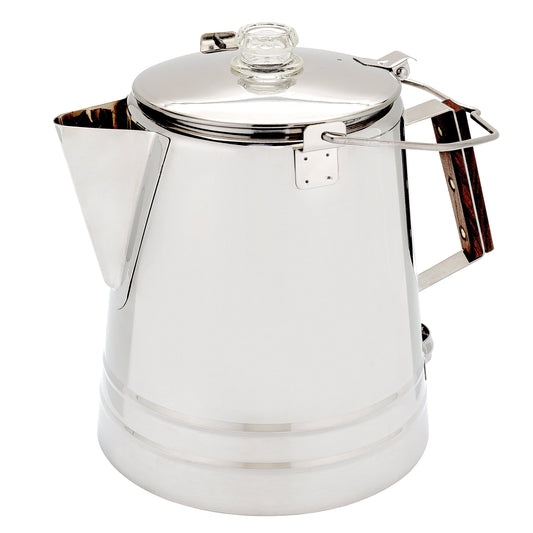 Scoutmaster 24-Cup Stainless Steel Coffee Percolator