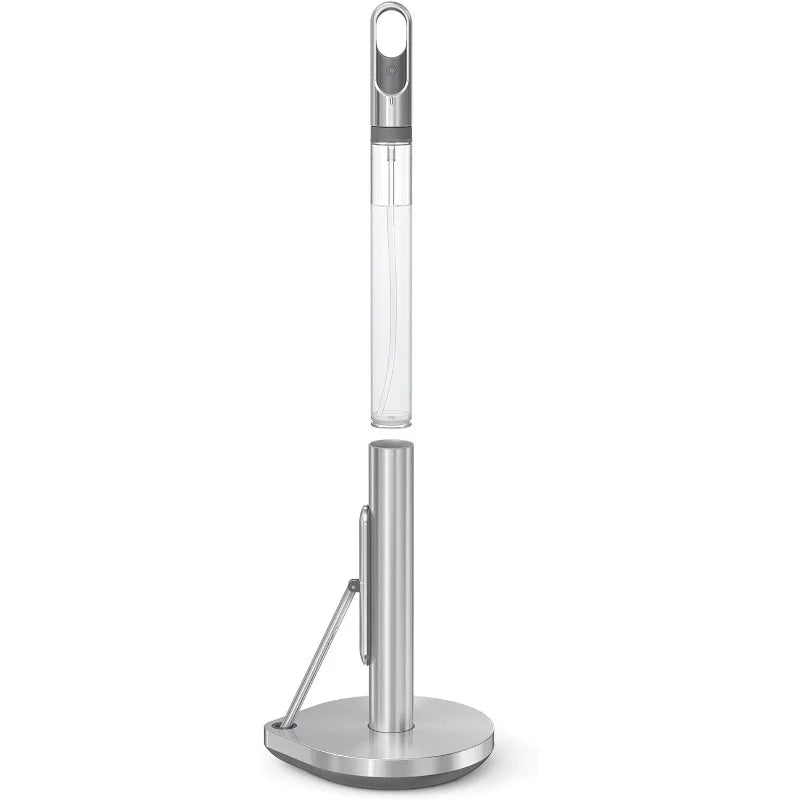 Brushed Stainless Steel Standing Paper Towel Dispenser with Spray Pump