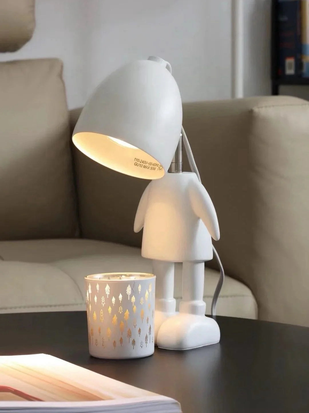 Electric Candle Warmer Lamp for Large Candles by Lil Robot