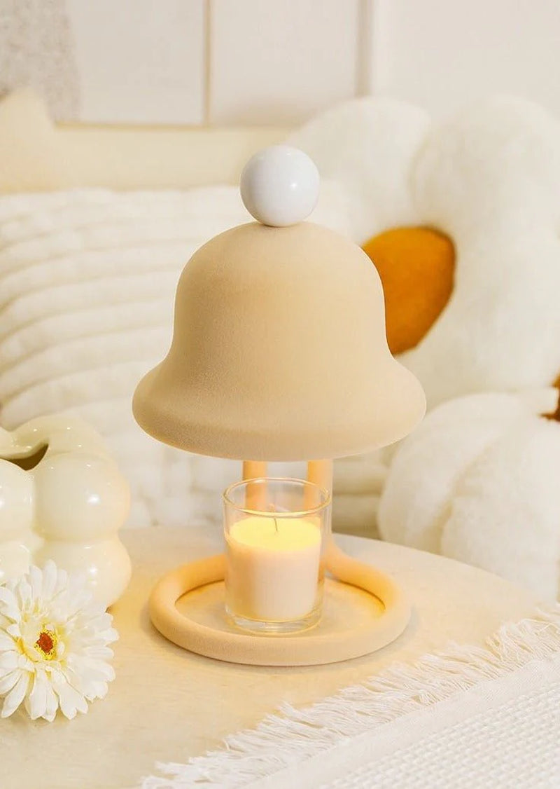 Elegant Bell-Shaped Candle Warmer Lamp for Large Candles